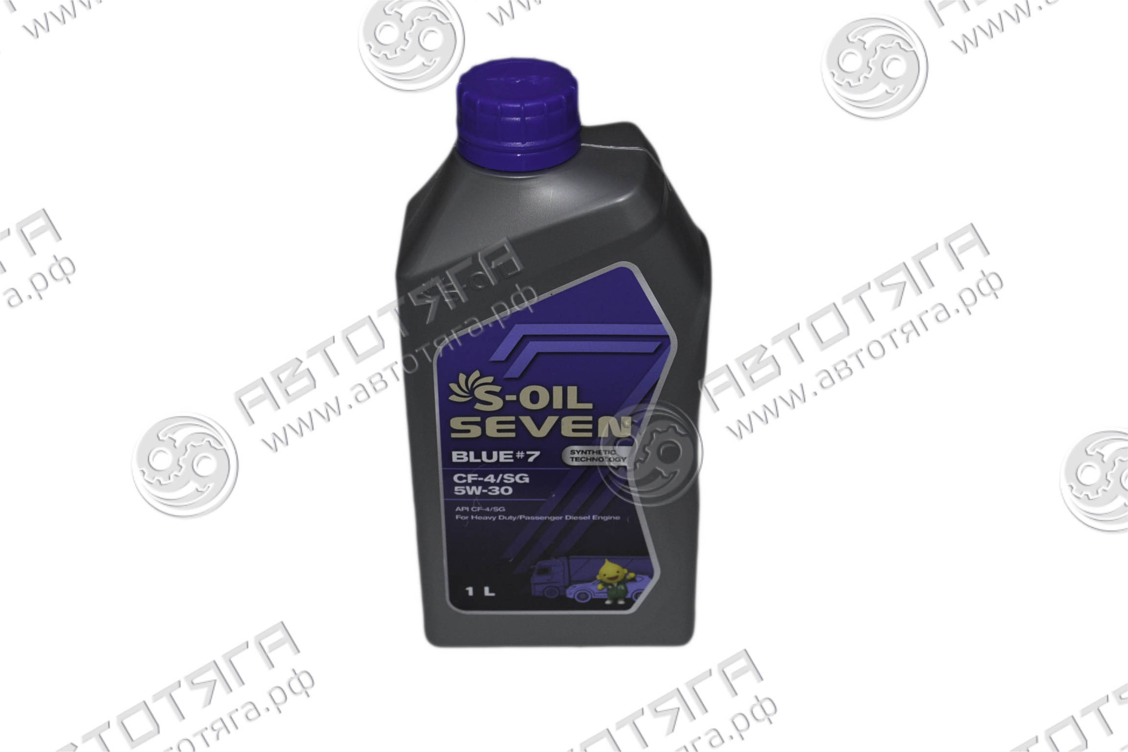 Масло моторное S-OIL 7 BLUE#7 полусинтетика CF4/SG 5w-30 1л 