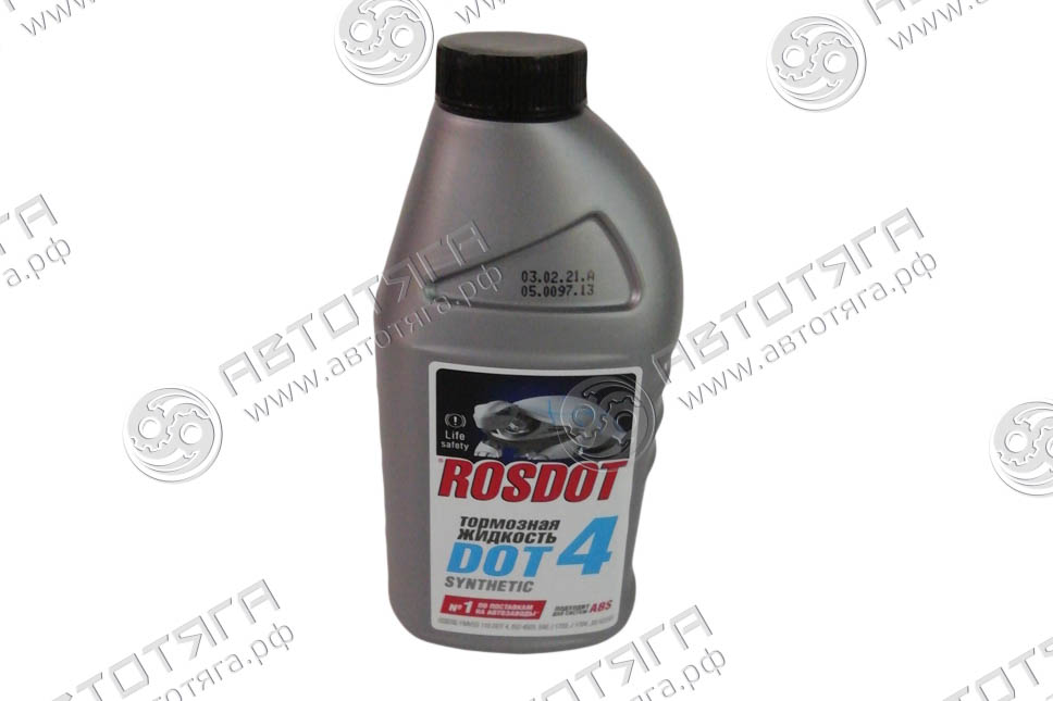 Жидкость тормозная DOT-4 455г