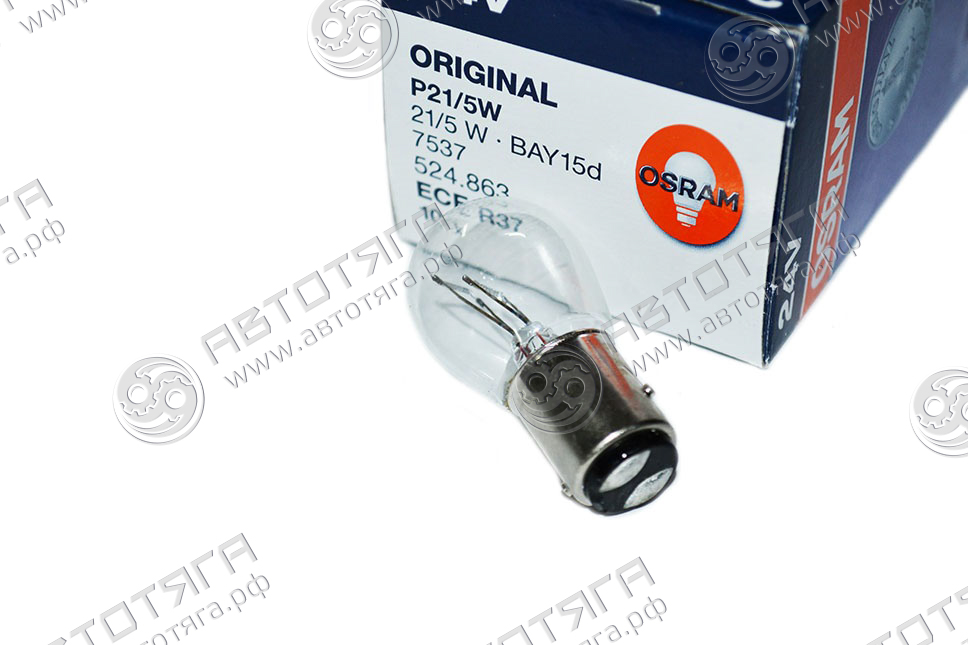 Лампа цокольная двухконтактная P21/5W 24V 21/5W BAY15d HD65/72/78/County/120