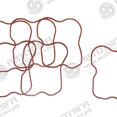 Прокладка крышки клапанов D6AC/AV/ABDD HD160/170/260/270/450 (комплект 6шт)