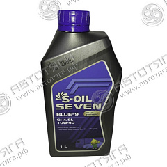 Масло моторное S-OIL 7 BLUE#9 синтетика CI-4/SL 10w-40 1л. 